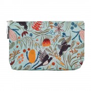Cosmetic Bag | Magpie Floral | Linen | Large